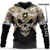 Gift For Army Multicolor Personalized Army Unisex Size Hoodie LN