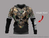 Skull Gift Gift For Hunting Lover Personalized  Gifts For Hunters Deer Hunting Skull US Unisex Size Hoodie LN