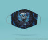 Skull Gift Blue Eyes Screaming Skull Cloth Mask 3-pack BS Cloth Mask