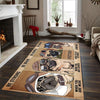 Pug Pilot Rectangular Rug LH Gifts For Dog Lovers