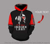 Gift For Native American Personalized  Native It All Indian Land US Unisex Hoodie