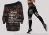 Gift For Dragon Lover Easily Distracted By Dragons And Books Off Shoulder Long Sleeves Top and Leggings Set