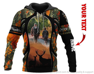 Gift For Hunting Lover Gift For Dad Dad And Son Gift Gift Ideas For Father And Son To Do Together Personalized Unisex Hoodie LH