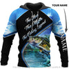 Gift For Dad The Man The Myth The Fishing Legend Fishing Dad Multi Types Personalized Pullover Zipup Fleece Hoodie Long Sleeve Shirt Unisex FL Size