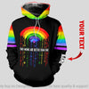 Pride Gift For LGBT Gift For Mom Personalized LGBT Two Moms Are Better Than One US Unisex Hoodie