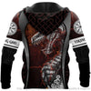 Gift For Viking Lover Gift For Dragon Lover Personalized Viking God Dragon Unisex Hoodie