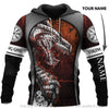 Gift For Viking Lover Gift For Dragon Lover Personalized Viking God Dragon Unisex Hoodie