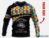 Autism I Dont Need Anyones Approval To Be Me Personalized Unisex Hoodie HG Autism Gift