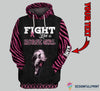 Gift For Horse Lover Beast Cancer Hoodie Sweatshirt Fight Like A Horse Girl LH Horse Hoodie Women's Girls Horse Sweatshirt