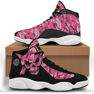 Skull Gift Gift For Army Pink Army Skull JD 13 Shoes LN