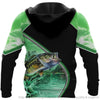 Fishing Gifts The Man The Myth The Fishing Legend Green Personalized Unisex Hoodie