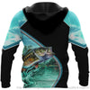 Fishing Gifts The Man The Myth The Fishing Legend Teal Personalized Unisex Hoodie