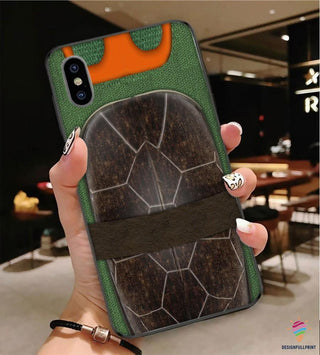 Gift For Turtle Lover Orange Turtle Phone Case Ninja Turtle TMNT Phone Case LN