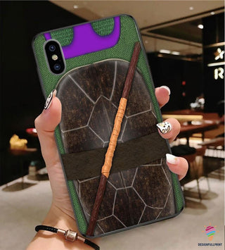 Gift For Turtle Lover Purple Turtle Phone Case Ninja Turtle TMNT Phone Case LN