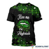 Gift For Hippie Kiss Me Im Highrish Unisex Hoodie Or Tshirt
