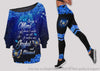 Mother Day Gift For Mom Being a Mimi Make Me Joyful and Blessed Off Shoulder Long Sleeves Top and Leggings Set LN