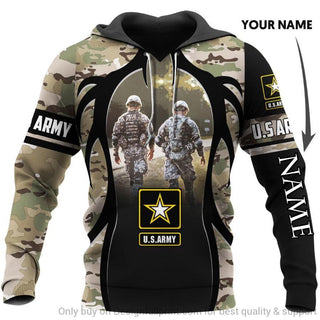 Gift For Hunting Lover Gift For Army Army Hunting Personalized Unisex Hoodie