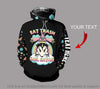 Personalized Eat Trash Hail Satan Raccoon  US Unisex Size Hoodie