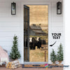 Cows Farmer Personalized Door Cover HG Gift For Farmer