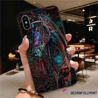 Gift For Horse Lover Royal Red Horse Phone Case LN