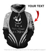 Im A Nightmare Dressed As A Daydream Silver Multi Types Personalized Pullover Zipup Fleece Hoodie Long Sleeve Unisex Size I m Like Nightmare Hoodie