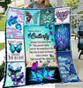 Gift For Butterfly Lover Butterfly Nature Always Wears The Color Of The Spirit Sherpa and Quilt Blanket LN