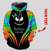 Pride Gift For LGBT LGBT Nightmare Believe In Yourself Personalized Pullover or Zip Up Hoodie or Long Sleeve Shirt or Fleece Hoodie