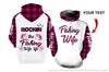 Fishing Gifts Rockin The Fishing Wife Life Personalized Unisex Hoodie