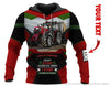 Red Agrimotor Im A Farmer Personalized Unisex Hoodie HG Red tractor Gift For Farmer