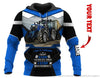 Blue Agrimotor Im A Farmer Personalized Unisex Hoodie HG Gift For Farmer