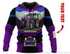 Purple Agrimotor Im A Farmer Personalized Unisex Hoodie HG Gift For Farmer