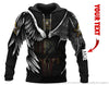 Skull Gift Gift For Army Army ACU Skull Angel And Devil Personalized Unisex Hoodie HG