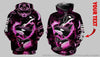 Pink Personalized Killer Orca Whale US Unisex Size Hoodie