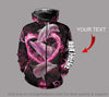New Personalized Pink Dolphin Unisex Zip Up Hoodie