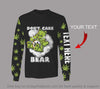 Gift For Hippie Stoner Bear Pothead Care Bear Stoner Care Bear Dont Care Bear With Pot Leaf Personalized Pullover Zipup Hoodie And Long Sleeve US Unisex Size