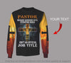 Personalized Pastor Because Hardcore Devil Stomping Ninja Is Not An Official Job Title Lion Pullover Zip Up Hoodie and Sweatshirt US Unisex Size