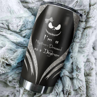 Im A Nightmare Dressed As A Daydream Silver Tumbler NM