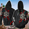 Puerto Rico Hoodie Puerto Rican Tribal Tattoos Taino Sun Tribal Pullover Zip Up Hoodie Sweatshirt US Unisex Size HG