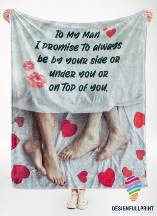 To My Man Premium Blanket HG