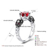 Trendy Purple CZ Crystal Ring