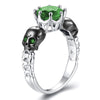 Trendy Purple CZ Crystal Ring