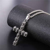 Trendy Skull Cross Crucifix Stainless Steel Necklace