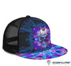 Skull Gift Gift For Trucker Purple Open Mouth Skull Trucker Hat HG