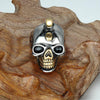 Smooth Polished Stainless Steel Skull Ring