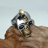 Smooth Polished Stainless Steel Skull Ring