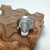 Smooth Polished Stainless Steel Skull Ring