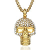Stainless Steel Skeleton Skull Pendant Necklaces - designfullprint