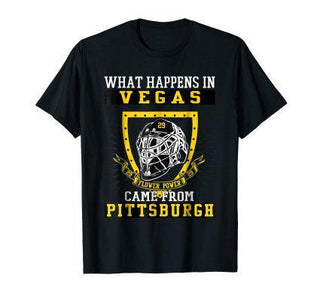 What Happens In Vegas Flower Power Came From Pittsburgh T-shirt - designfullprint
