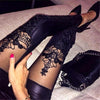 Faux Leather Gothic Women's Leggings