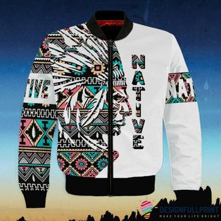 Gift For Native American Native Bomber LN